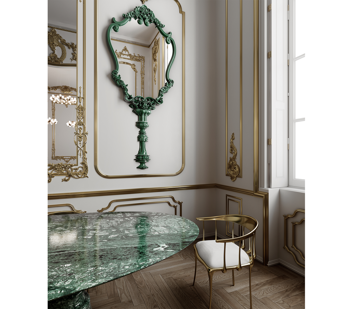 Marie Therese Mirror by Boca do Lobo – view 5