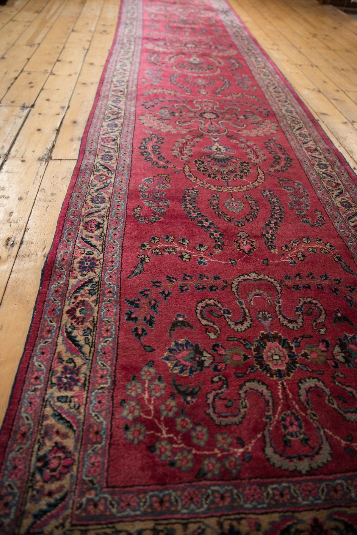 3.5x16 Vintage Meshed Rug Runner