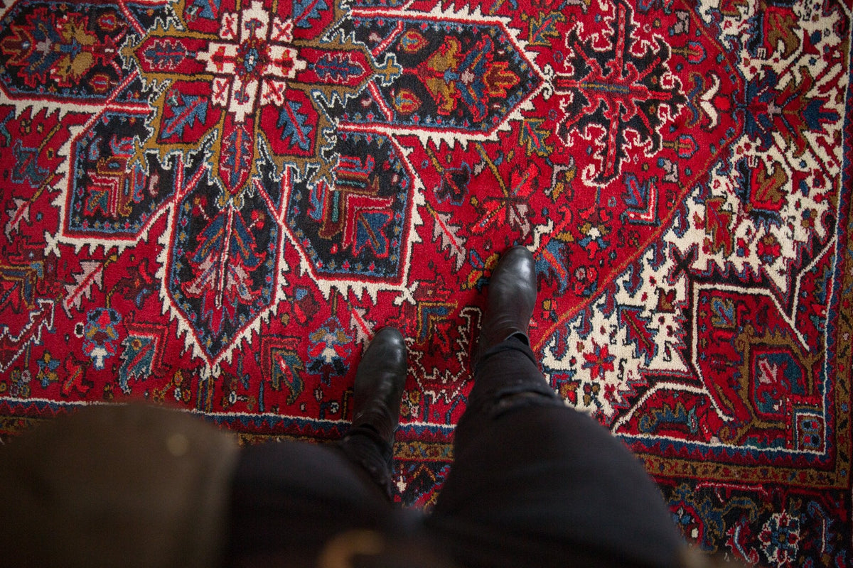 7x9.5 Vintage Mehrivan Carpet