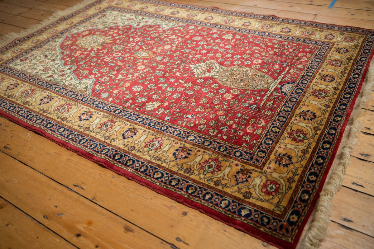 5x7.5 Vintage Romanian Hereke Design Rug