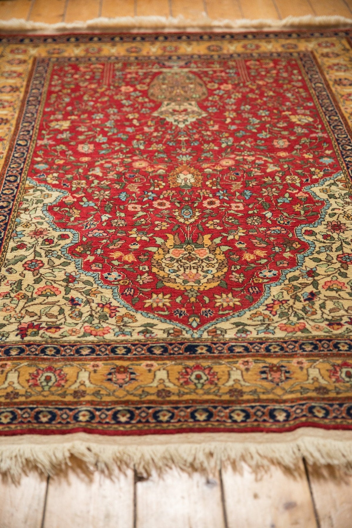 5x7.5 Vintage Romanian Hereke Design Rug