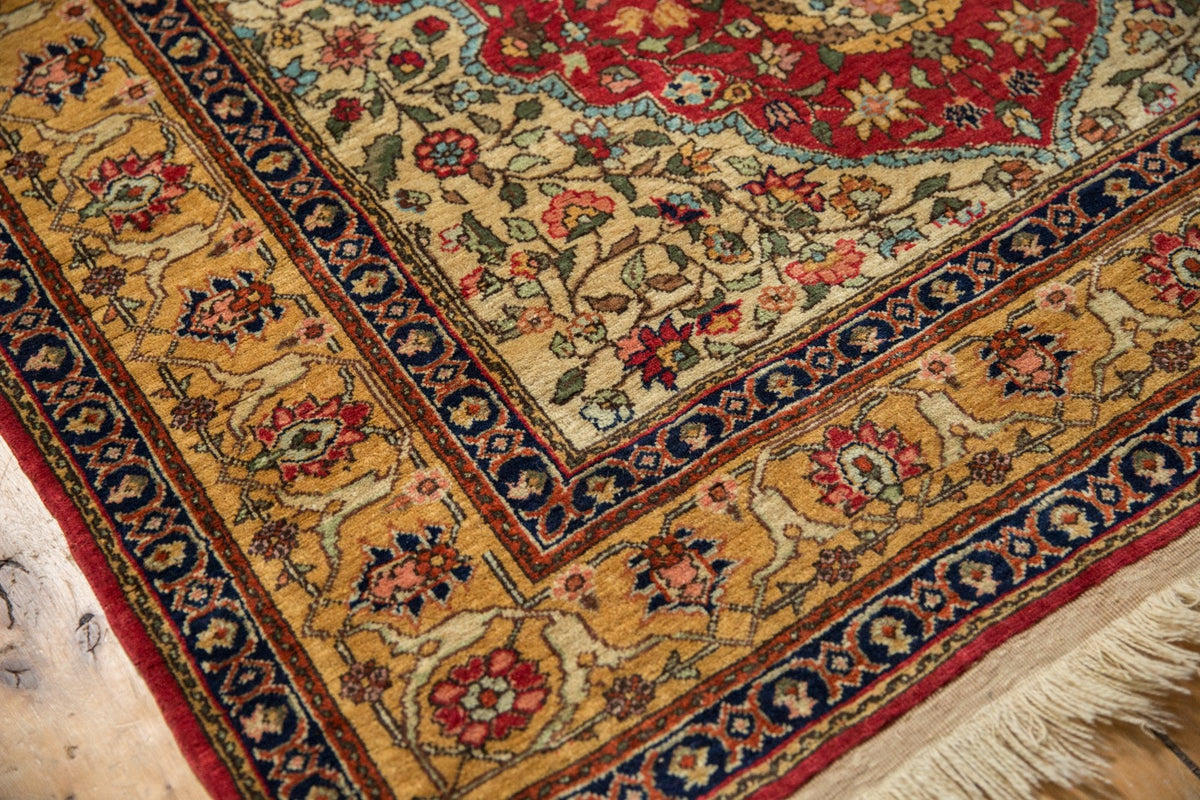 5x7.5 Vintage Romanian Hereke Design Rug