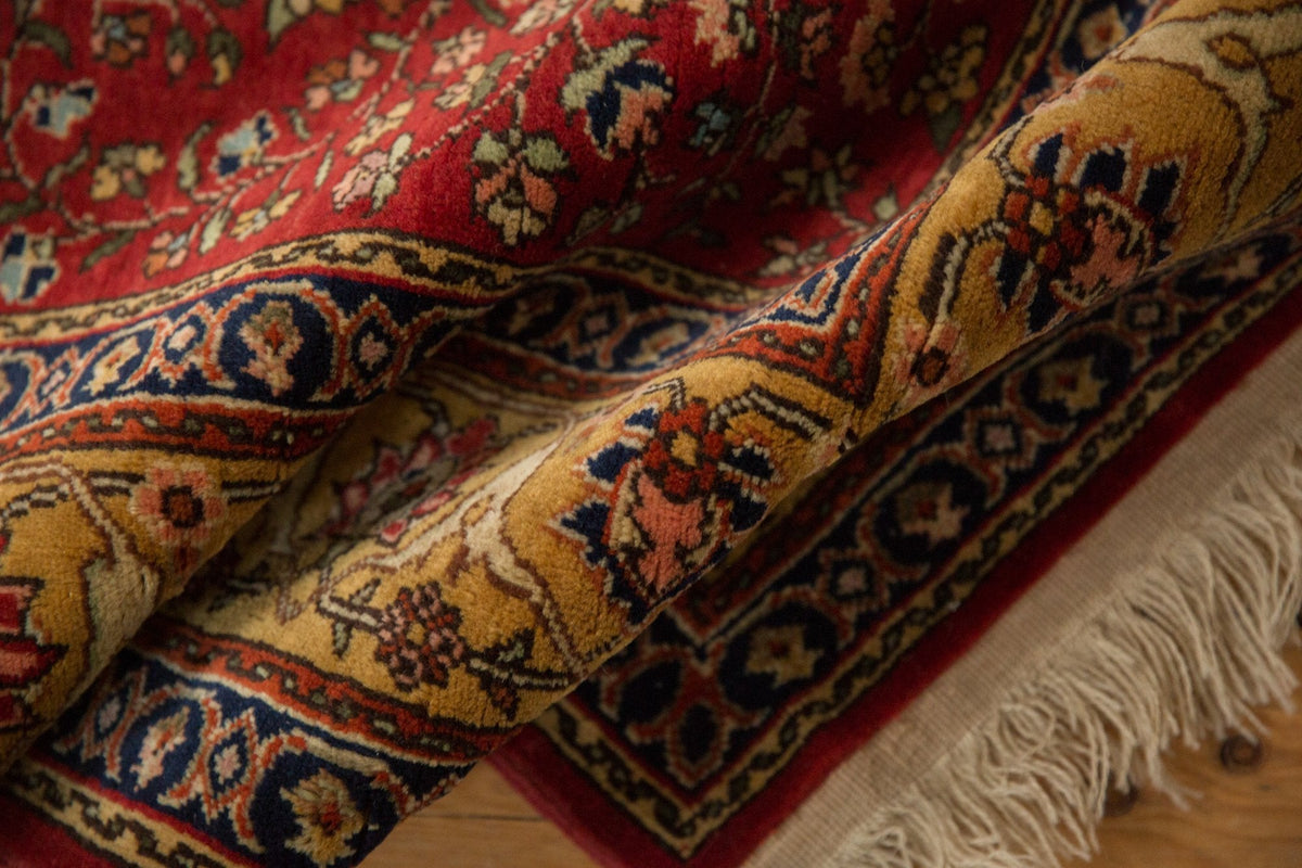 4.5x6.5 Vintage Romanian Hereke Design Rug