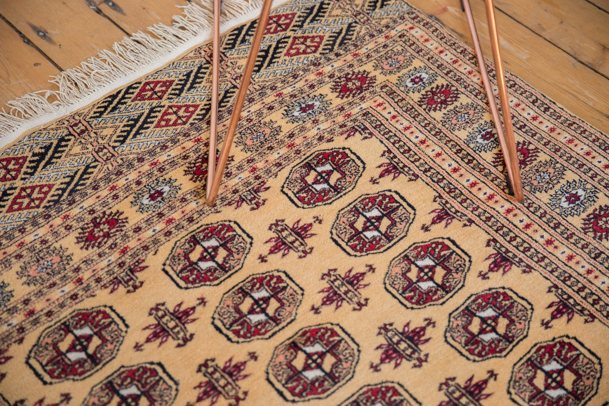 4x6.5 Vintage Pakistani Bokhara Design Rug