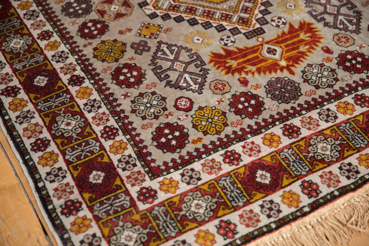 4x5.5 Vintage Romanian Shirvan Design Rug