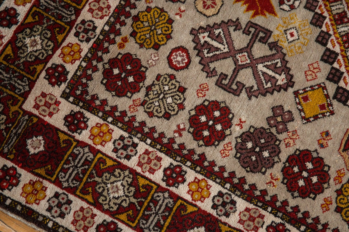 4x5.5 Vintage Romanian Shirvan Design Rug