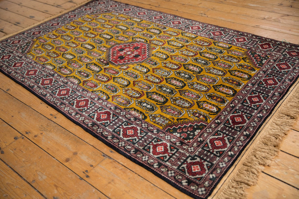 4x6.5 Vintage Romanian Shirvan Design Rug