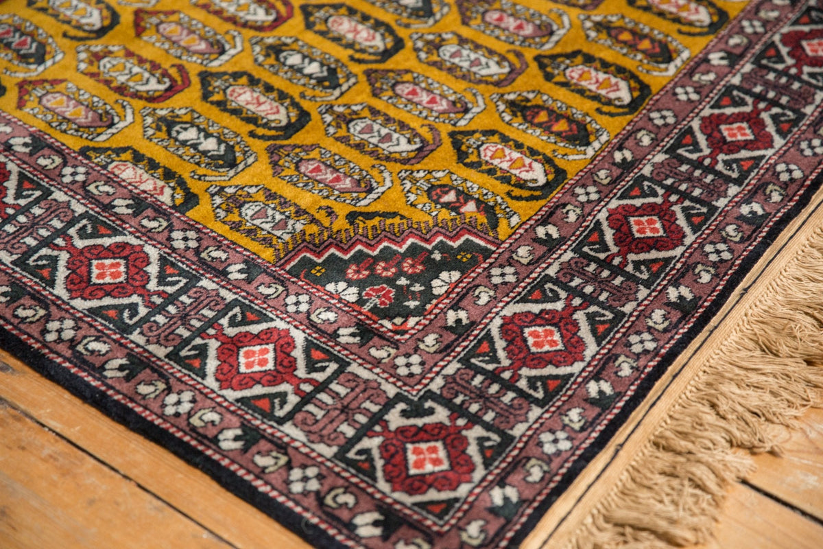 4x6.5 Vintage Romanian Shirvan Design Rug