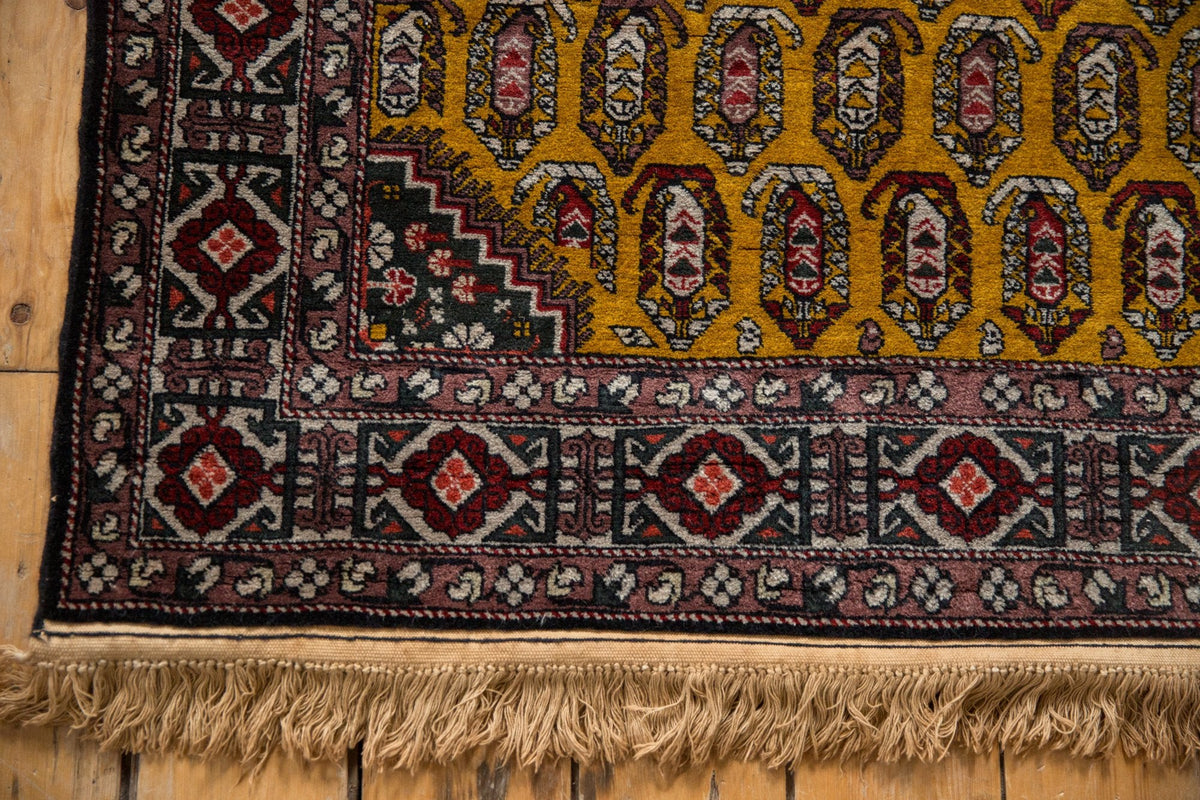 4x6.5 Vintage Romanian Shirvan Design Rug
