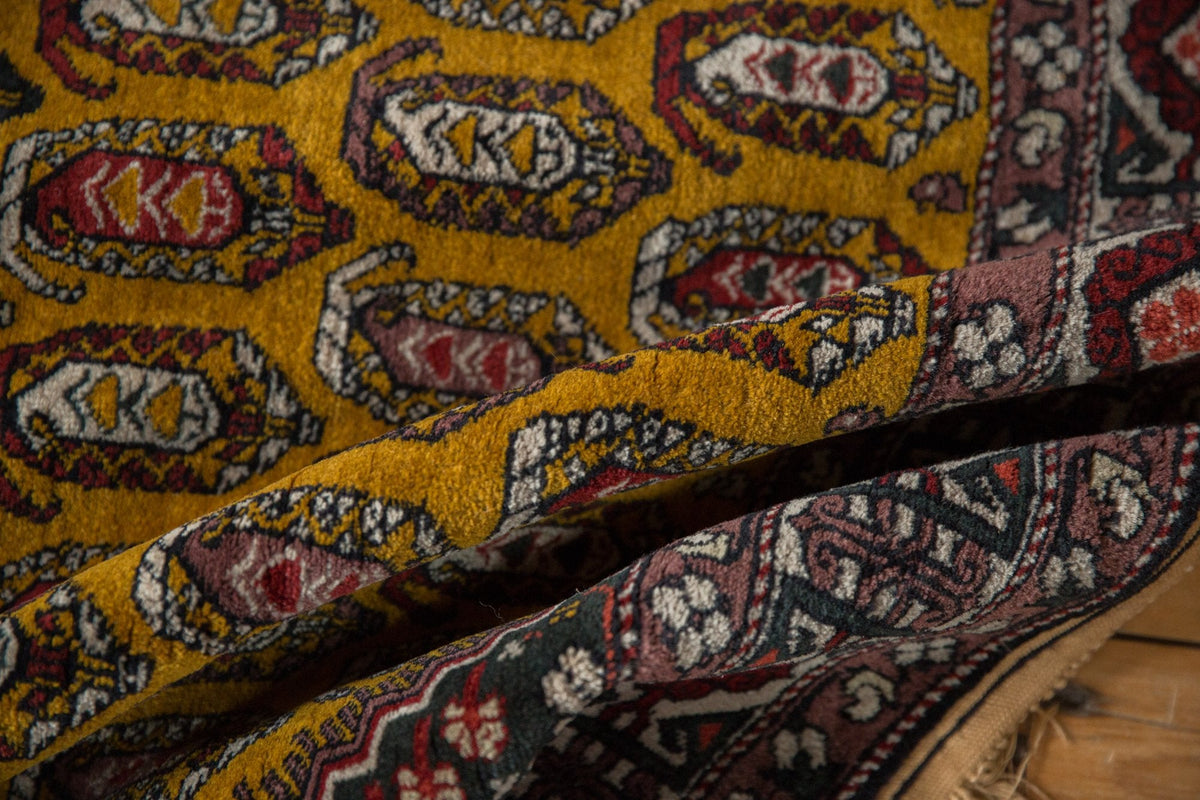 4x6.5 Vintage Romanian Shirvan Design Rug