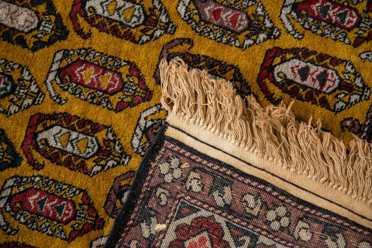 4x6.5 Vintage Romanian Shirvan Design Rug