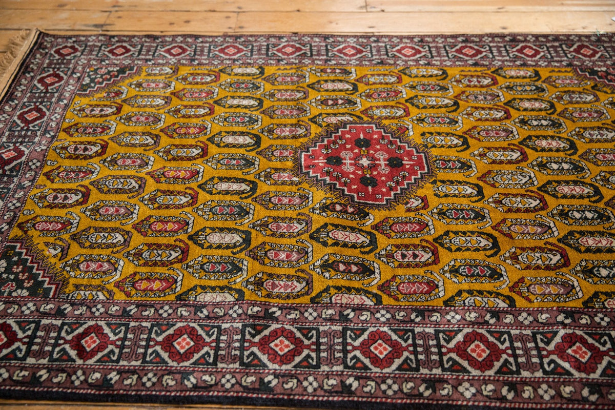 4x6.5 Vintage Romanian Shirvan Design Rug