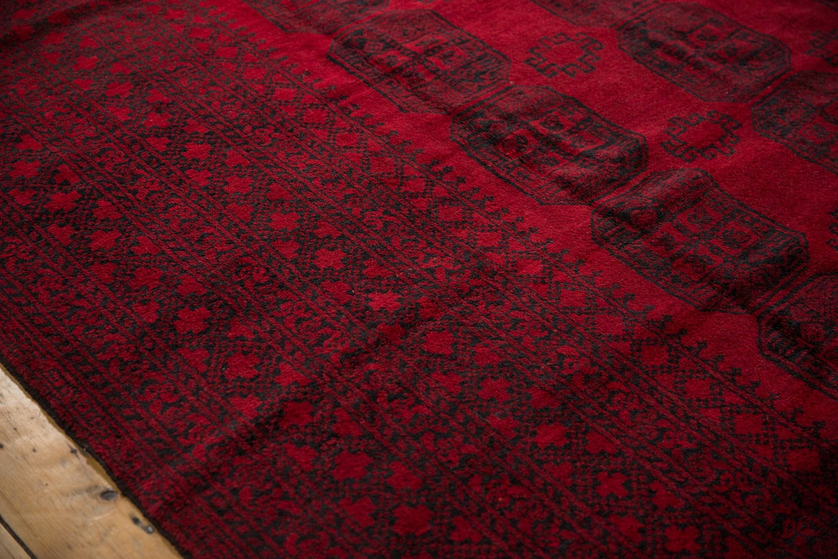 9x12.5 Vintage Afghani Ersari Design Carpet