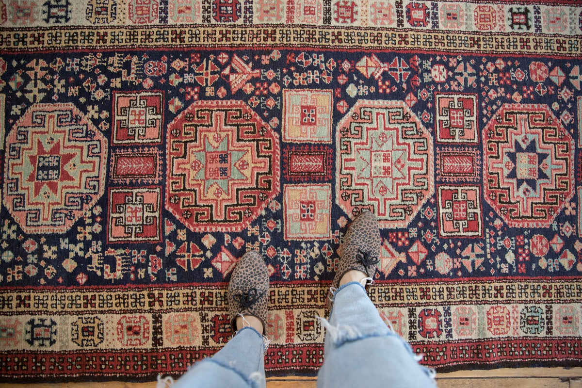 3.5x10 Vintage Ardebil Rug Runner