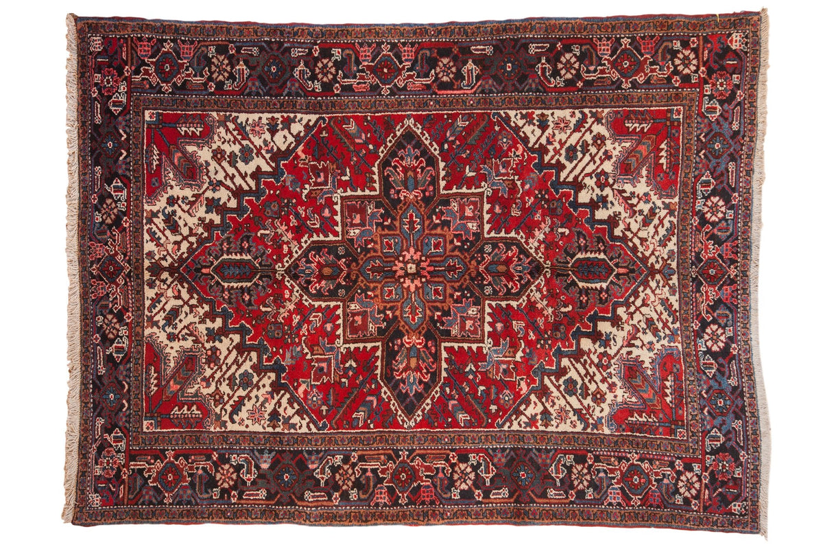 6.5x9 Vintage Mehrivan Carpet