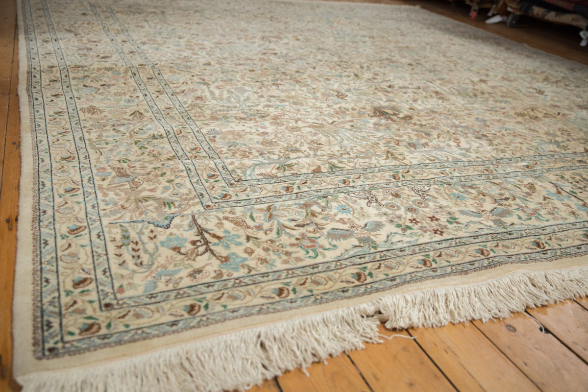 11x11.5 Vintage Tabriz Square Carpet