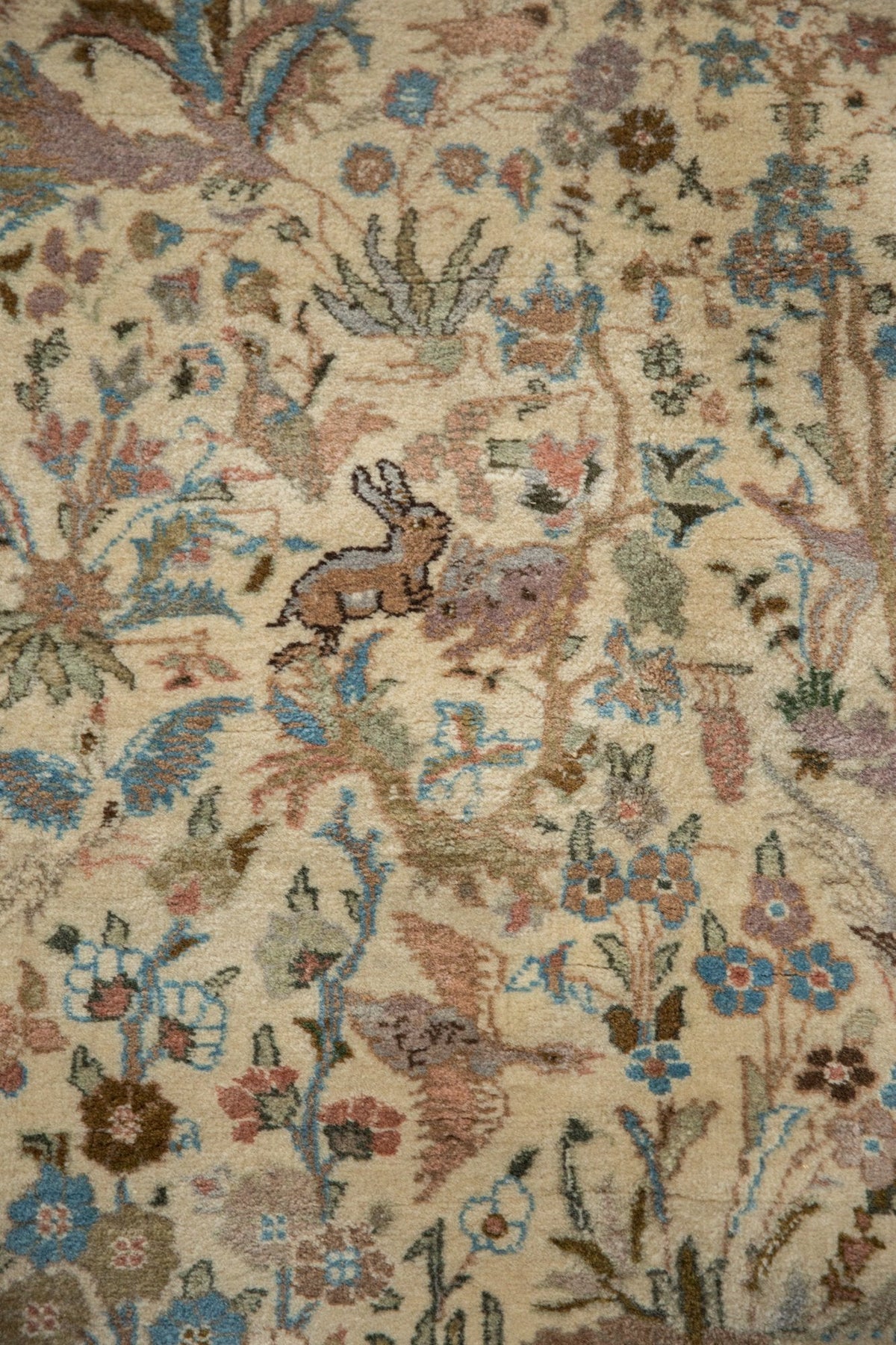 11x11.5 Vintage Tabriz Square Carpet