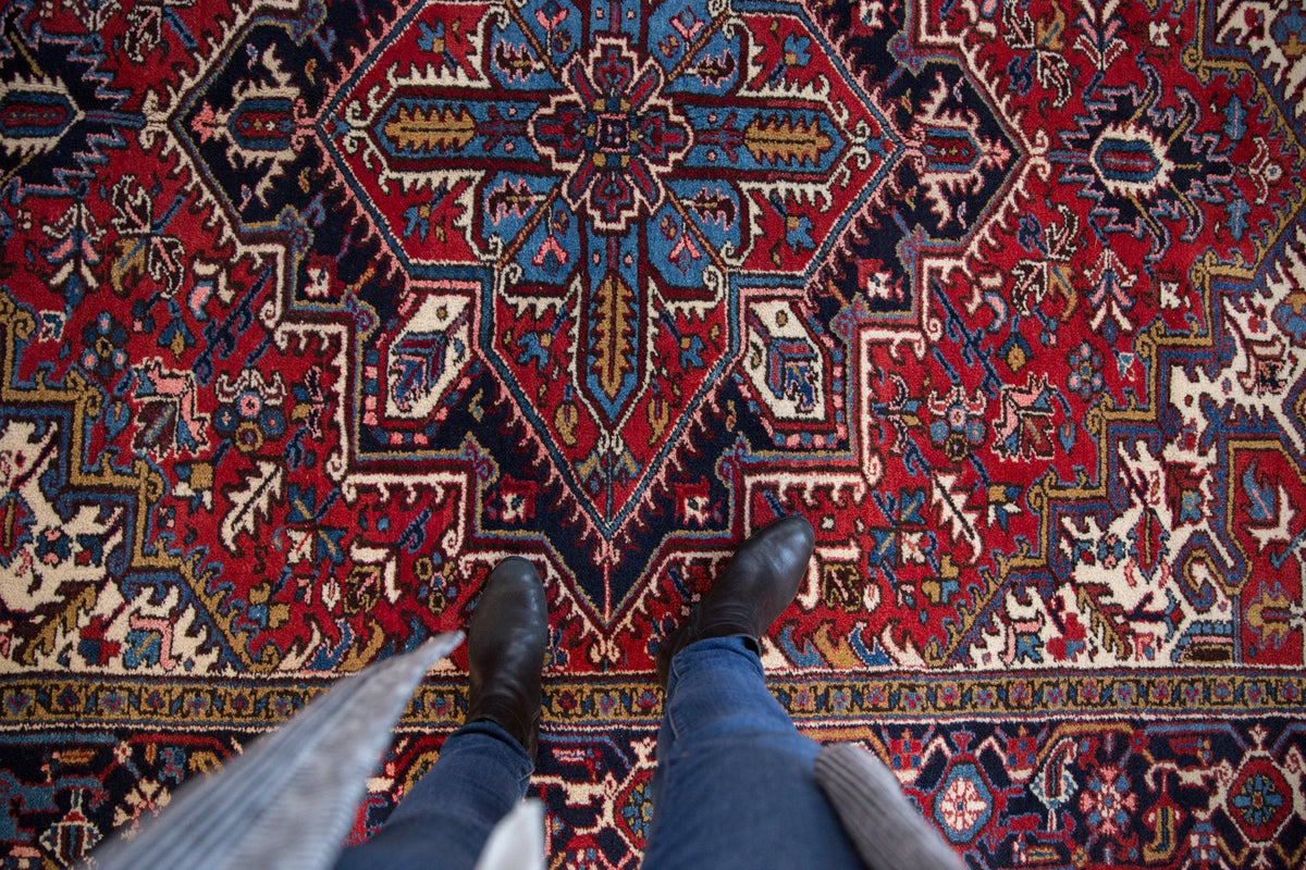 7x9 Vintage Mehrivan Carpet