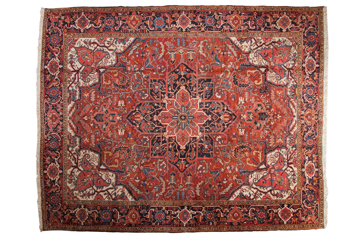 9x12 Vintage Heriz Carpet