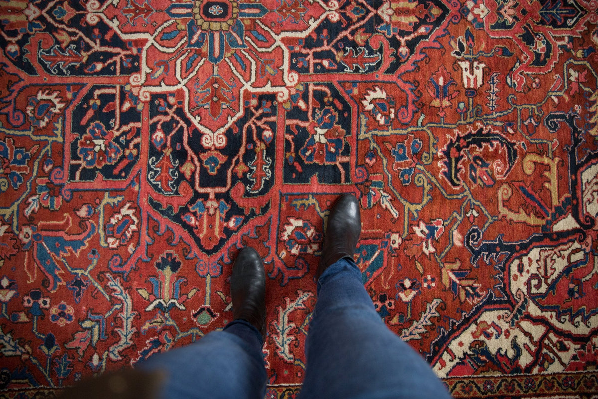 9x12 Vintage Heriz Carpet