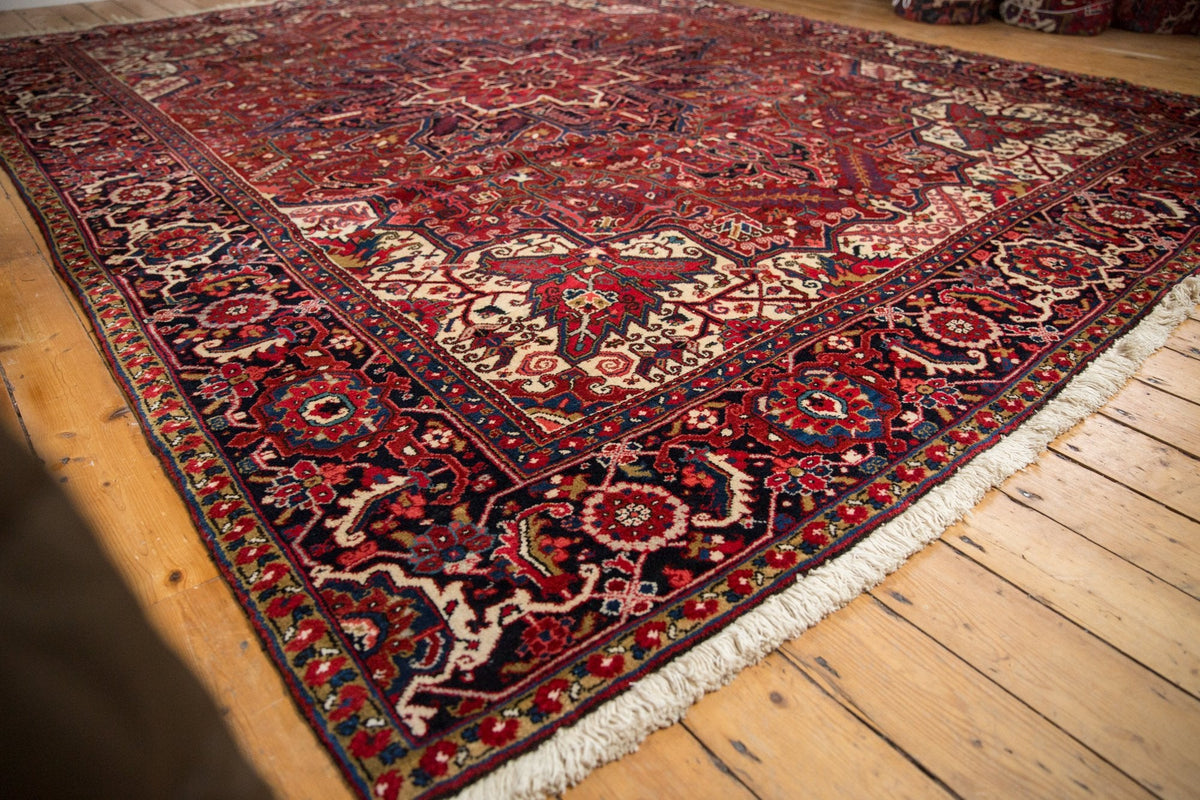 10x13 Vintage Heriz Carpet