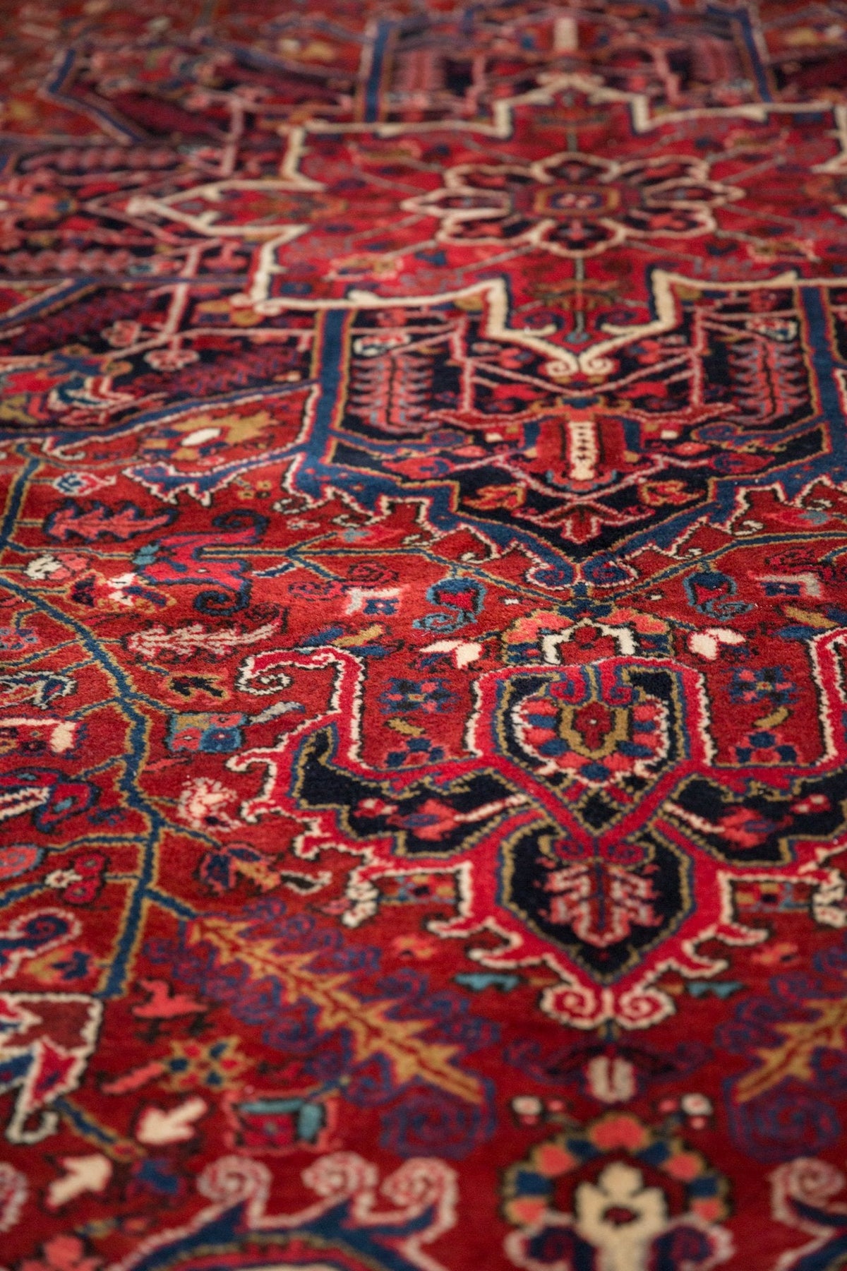 10x13 Vintage Heriz Carpet