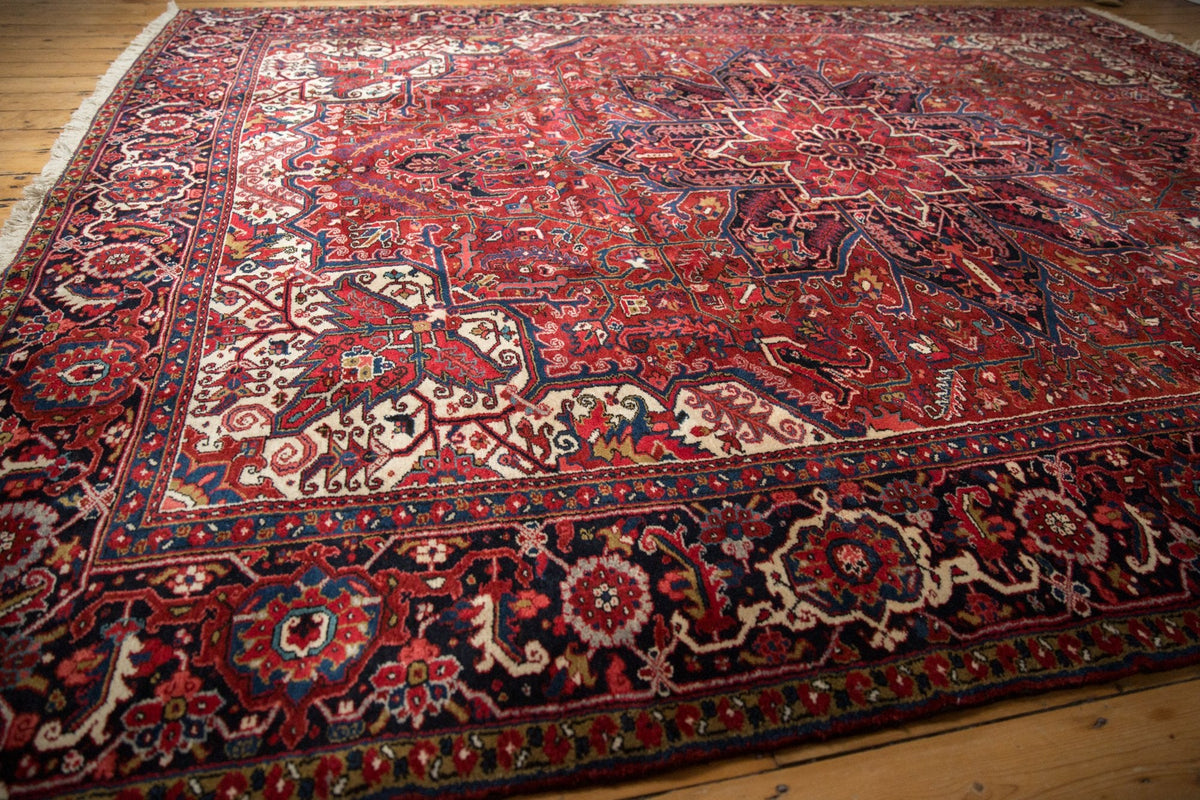 10x13 Vintage Heriz Carpet