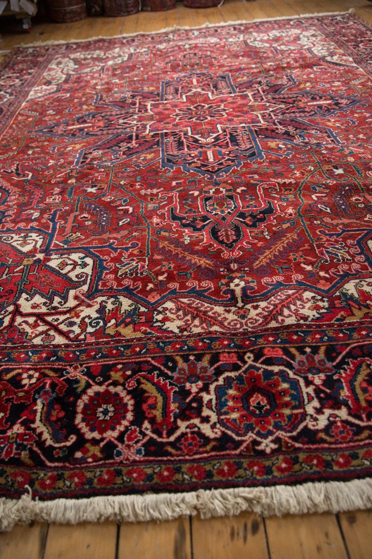 10x13 Vintage Heriz Carpet