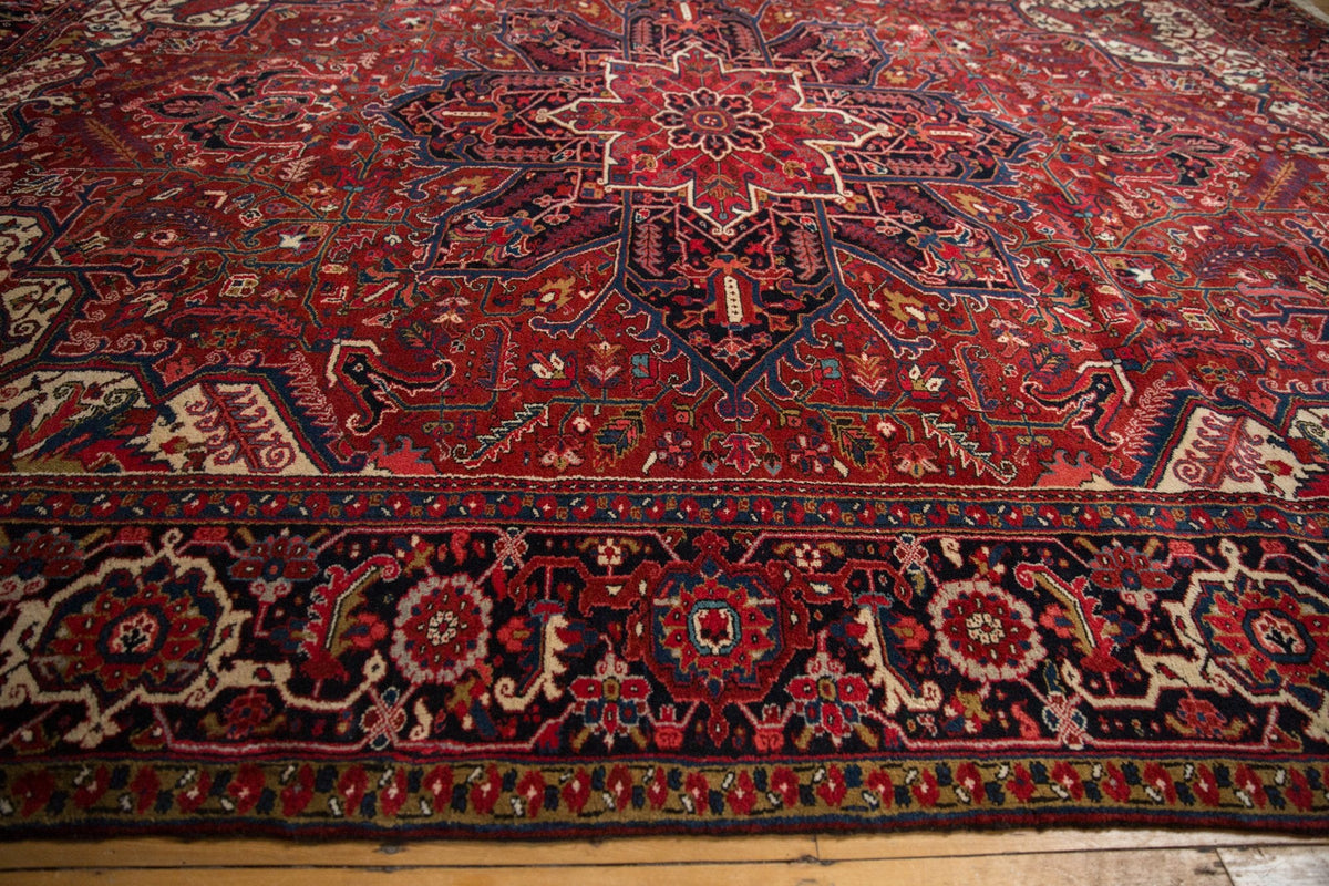 10x13 Vintage Heriz Carpet