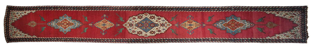 3.5x24 Antique Karabagh Rug Runner