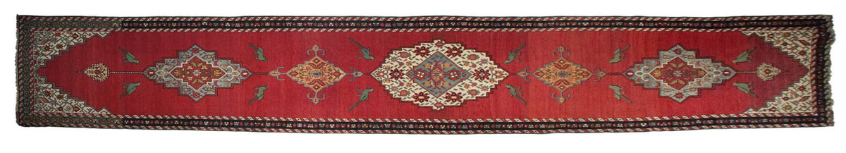 3.5x22 Antique Karabagh Rug Runner