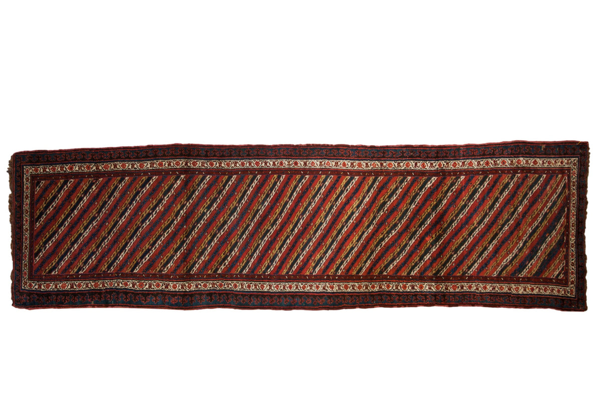 4x14 Antique Kurdish Rug Runner