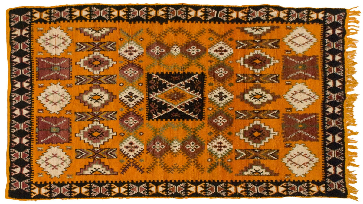 4.5x9.5 Vintage Moroccan Rug Runner