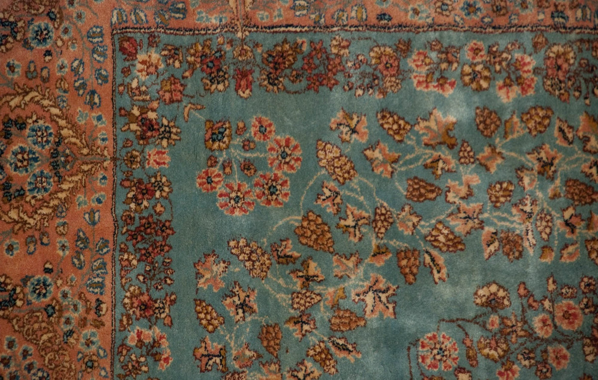 13.5x16 Vintage Fine Kerman Carpet