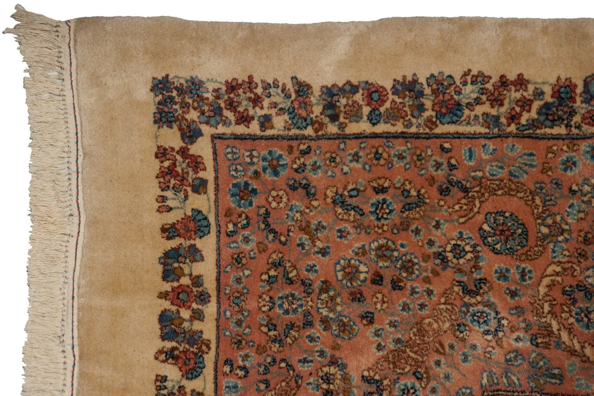 13.5x16 Vintage Fine Kerman Carpet