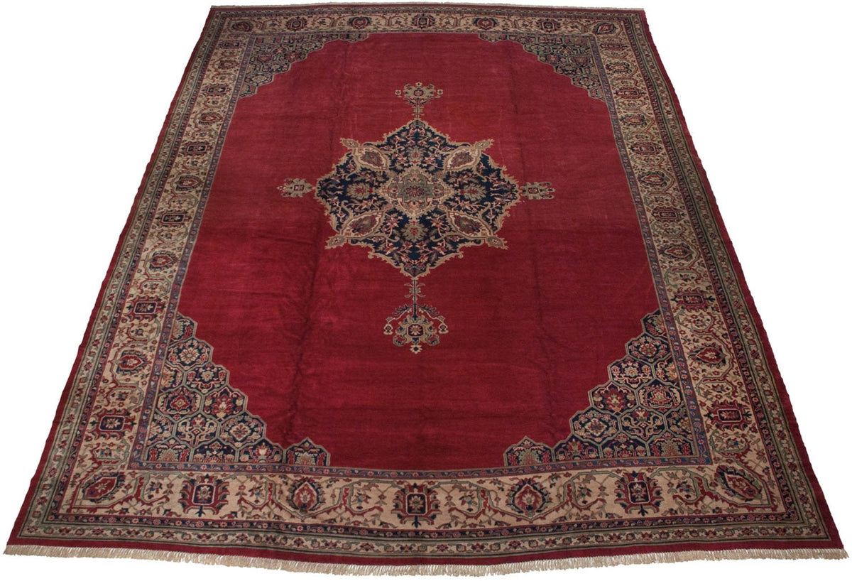15x19.5 Vintage Oushak Carpet