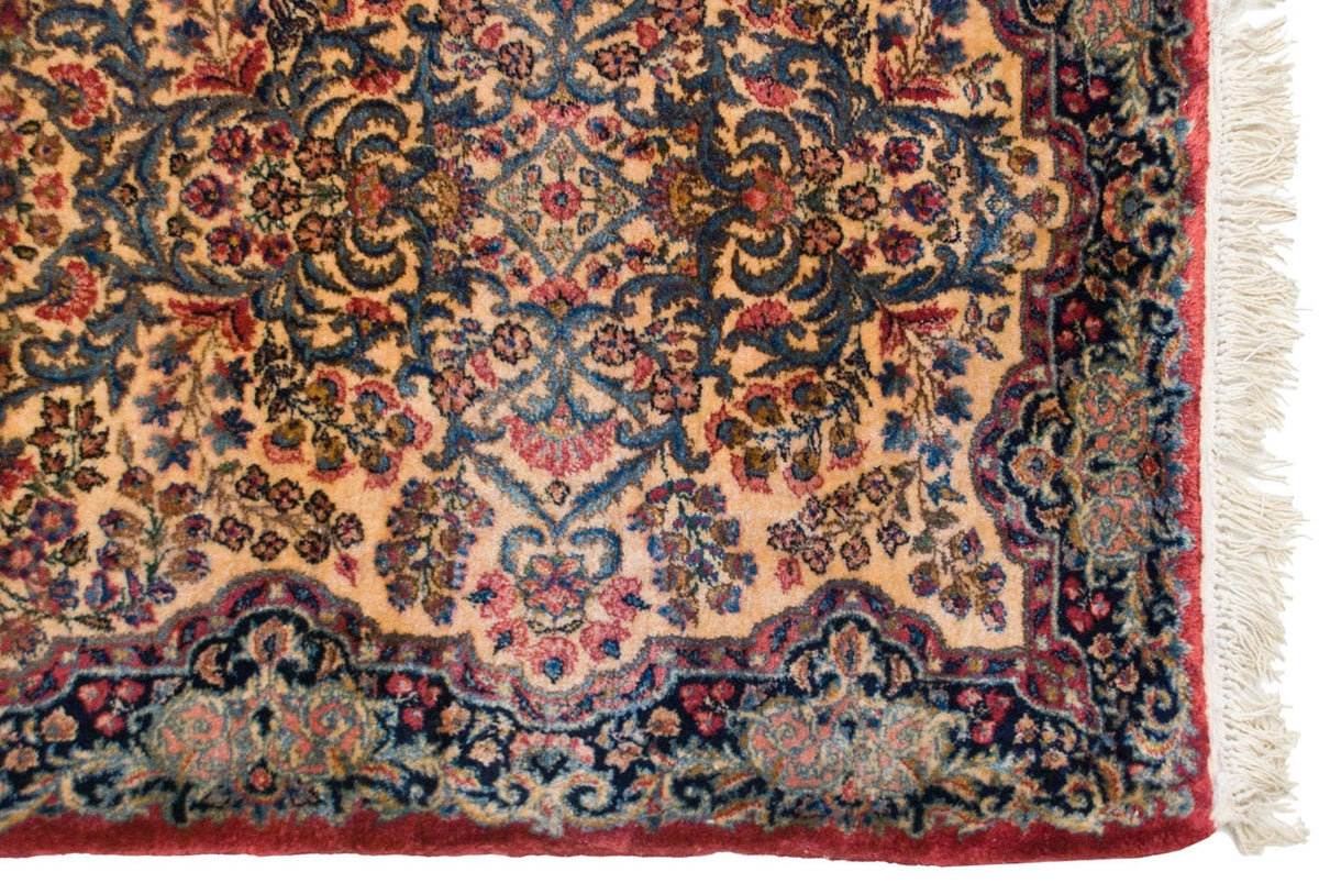 3x15.5 Vintage Kerman Rug Runner