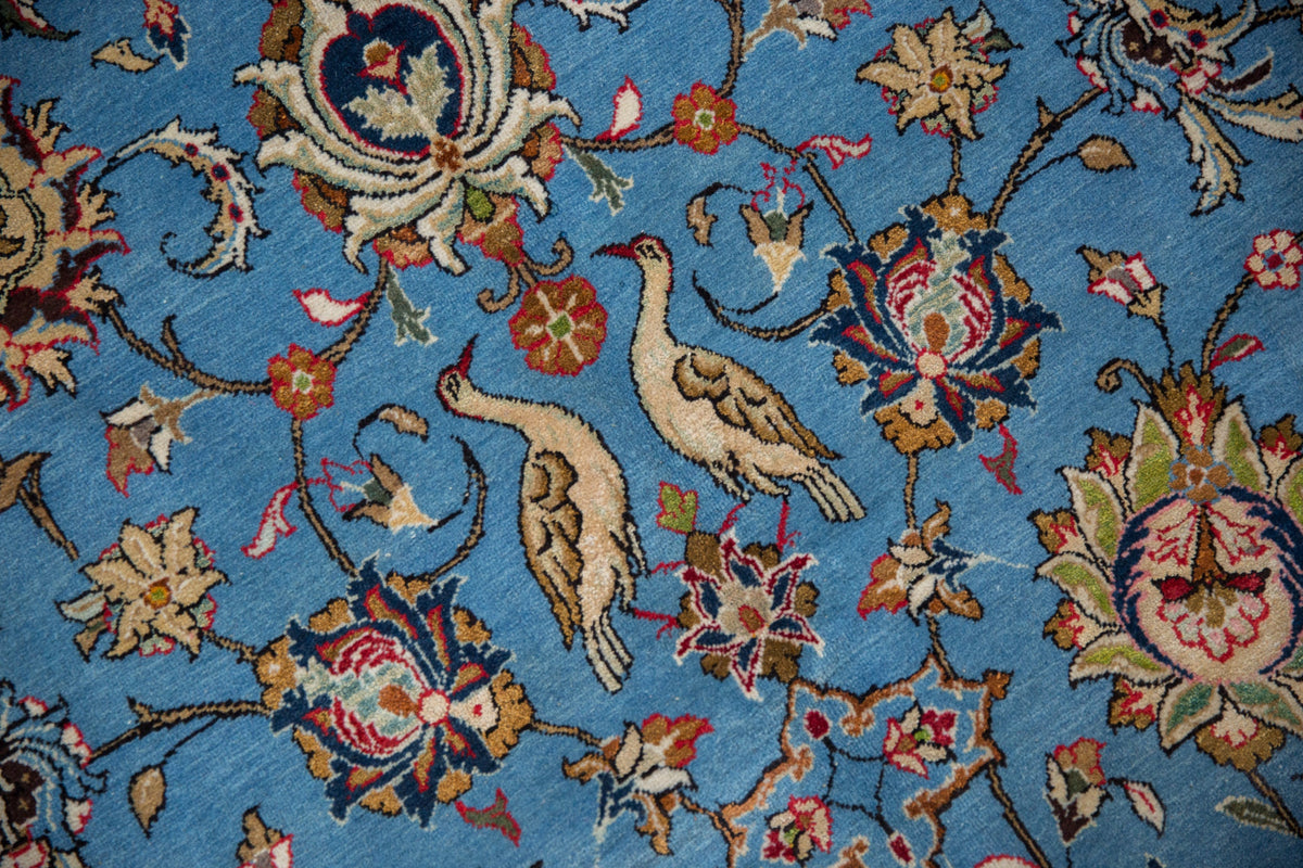8.5x13 Vintage Qom Carpet