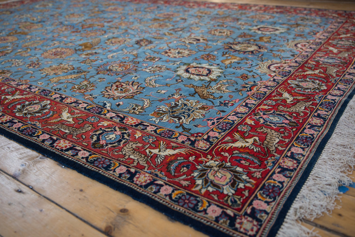 8.5x13 Vintage Qom Carpet