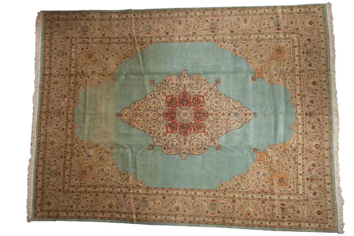 11x14 Vintage Tabriz Carpet