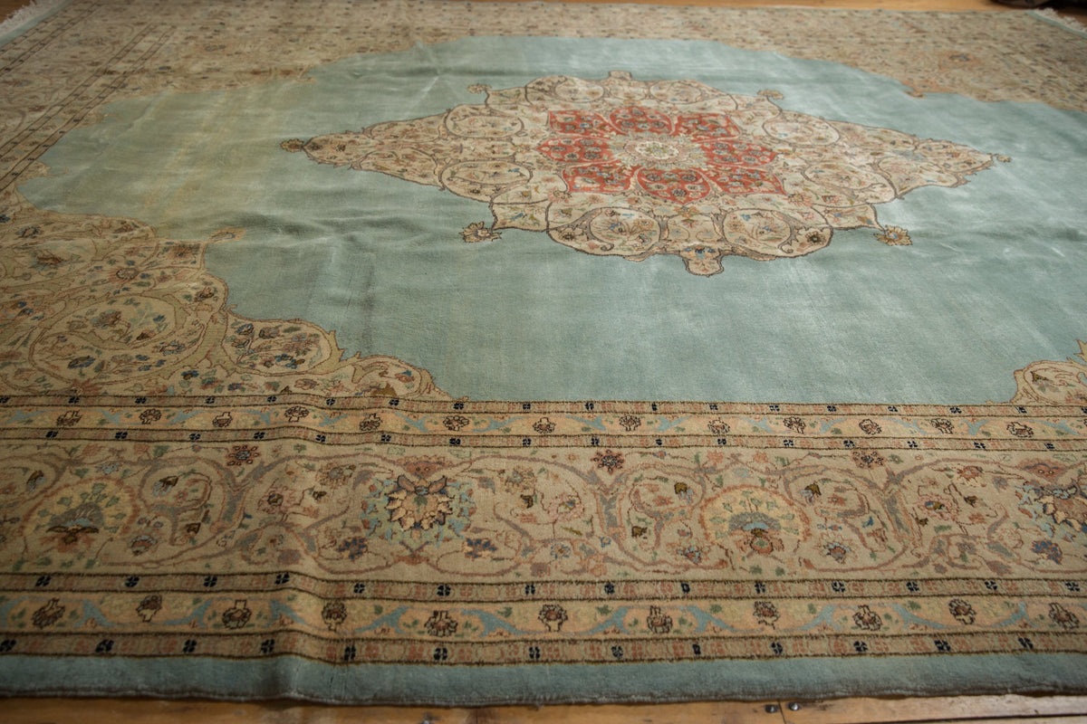 11x14 Vintage Tabriz Carpet