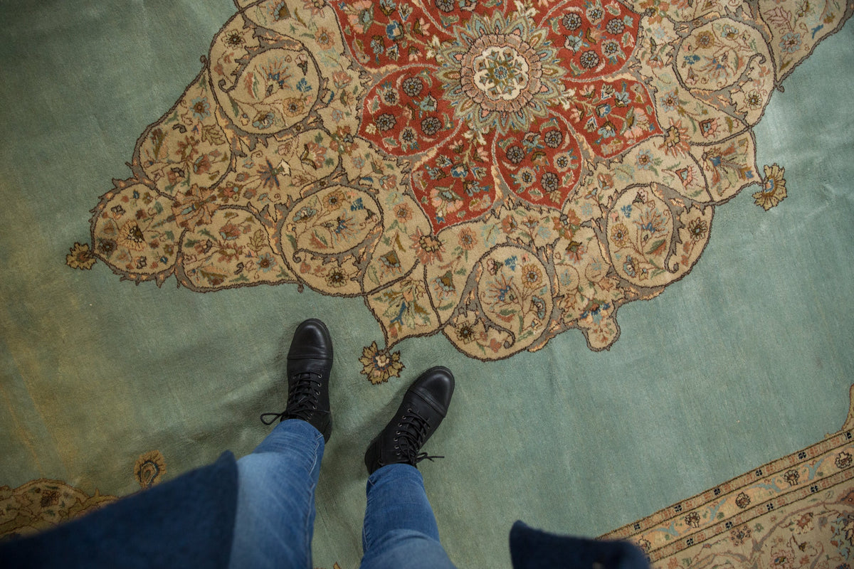 11x14 Vintage Tabriz Carpet