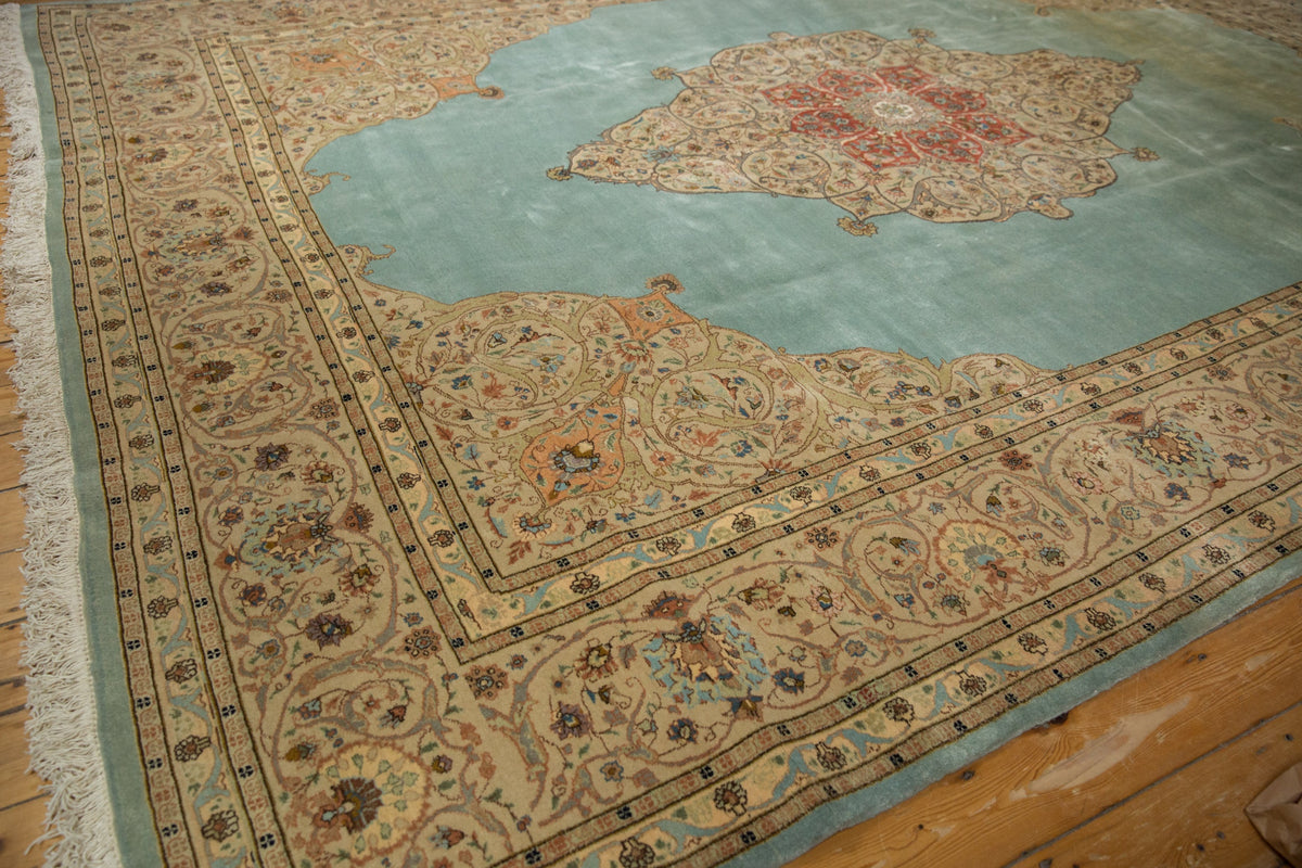 11x14 Vintage Tabriz Carpet