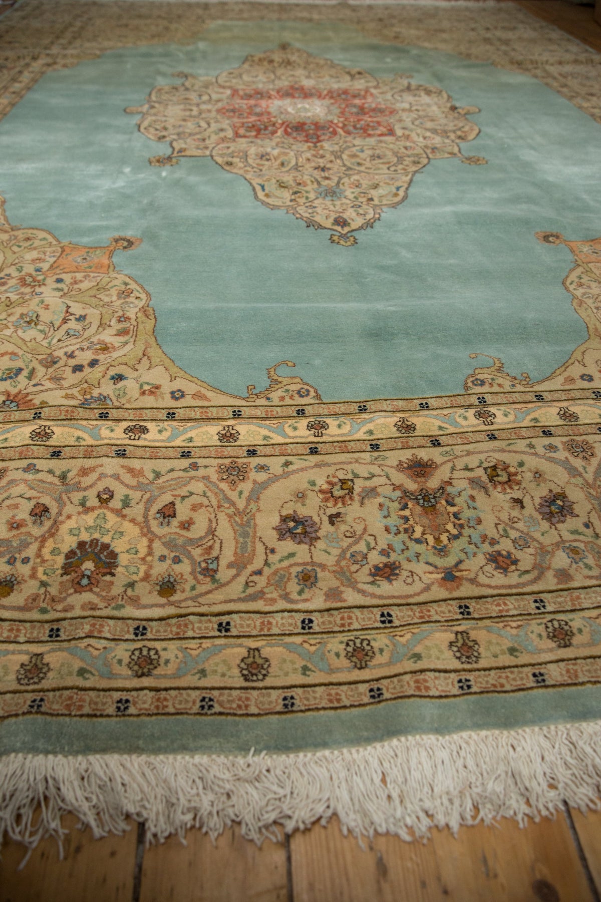11x14 Vintage Tabriz Carpet