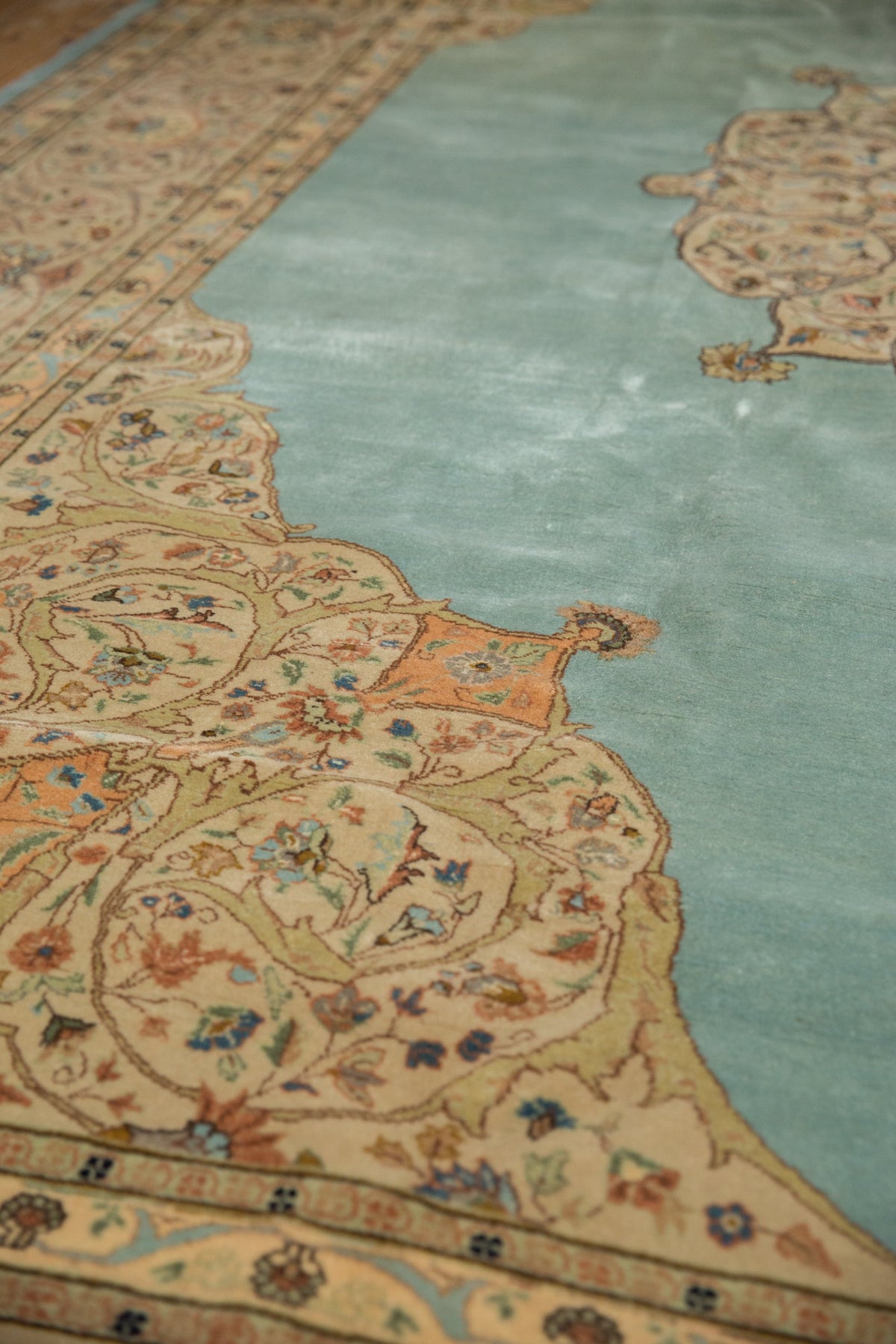 11x14 Vintage Tabriz Carpet