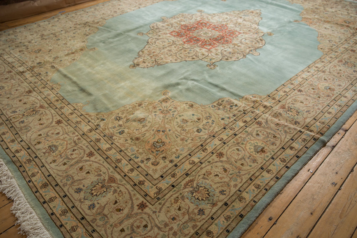 11x14 Vintage Tabriz Carpet