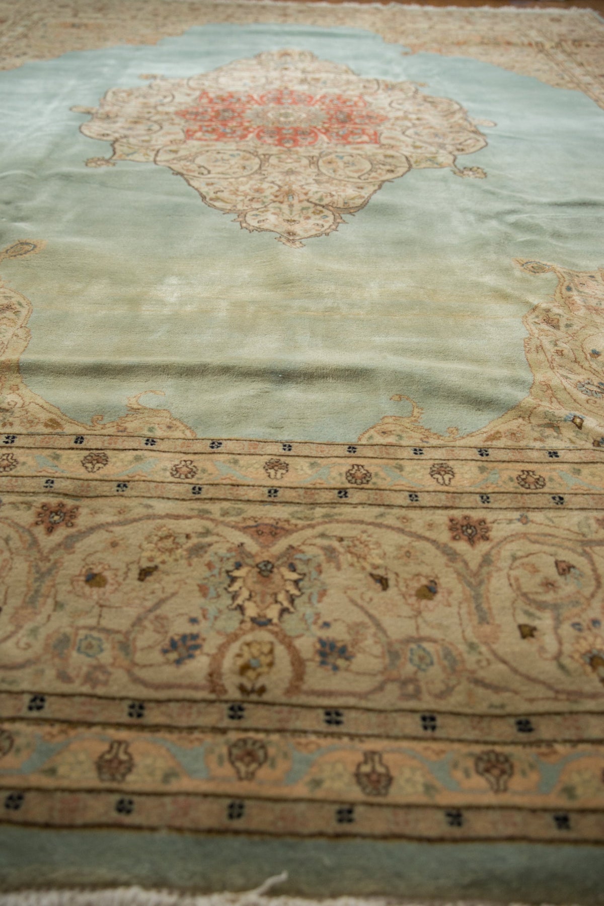 11x14 Vintage Tabriz Carpet