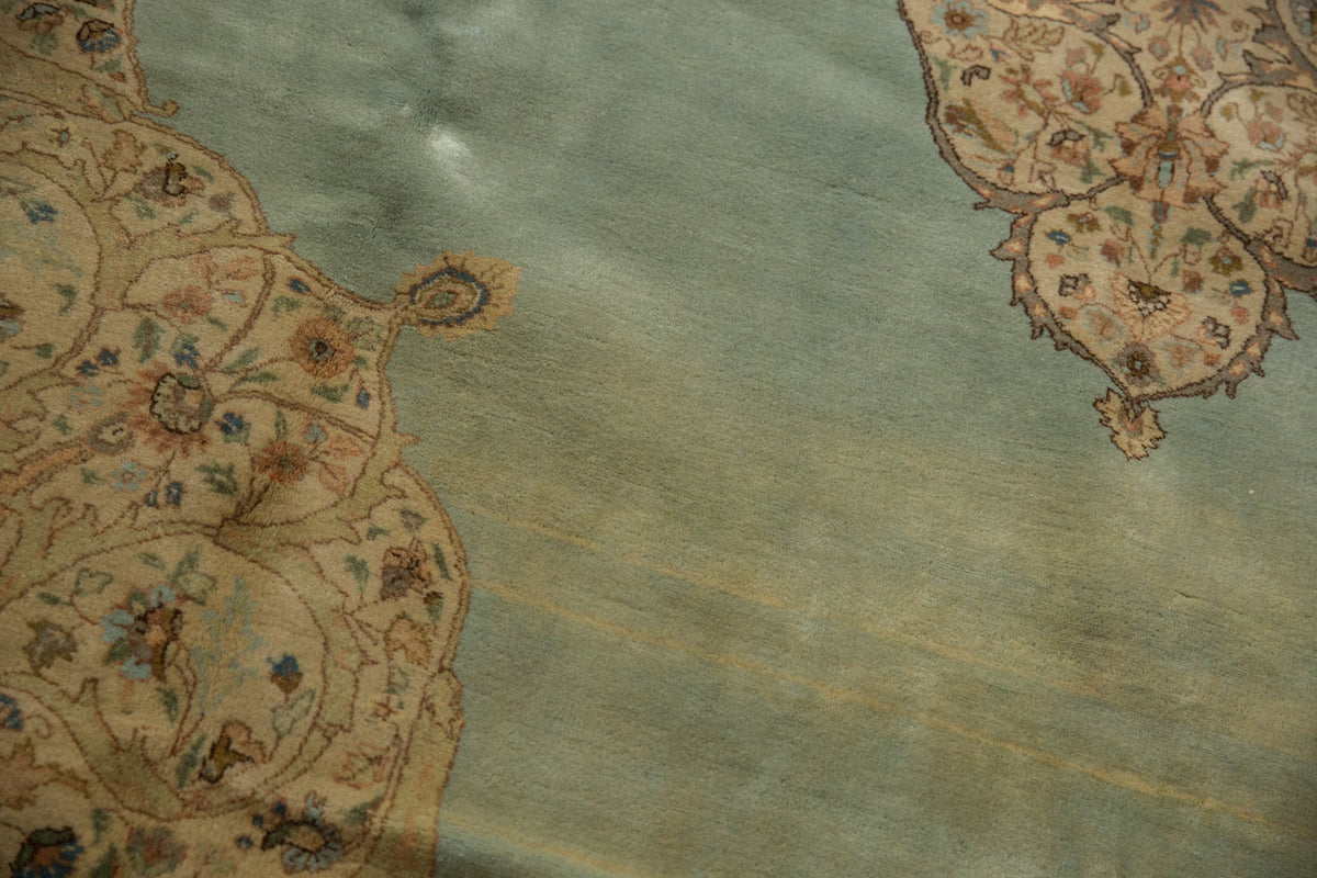 11x14 Vintage Tabriz Carpet