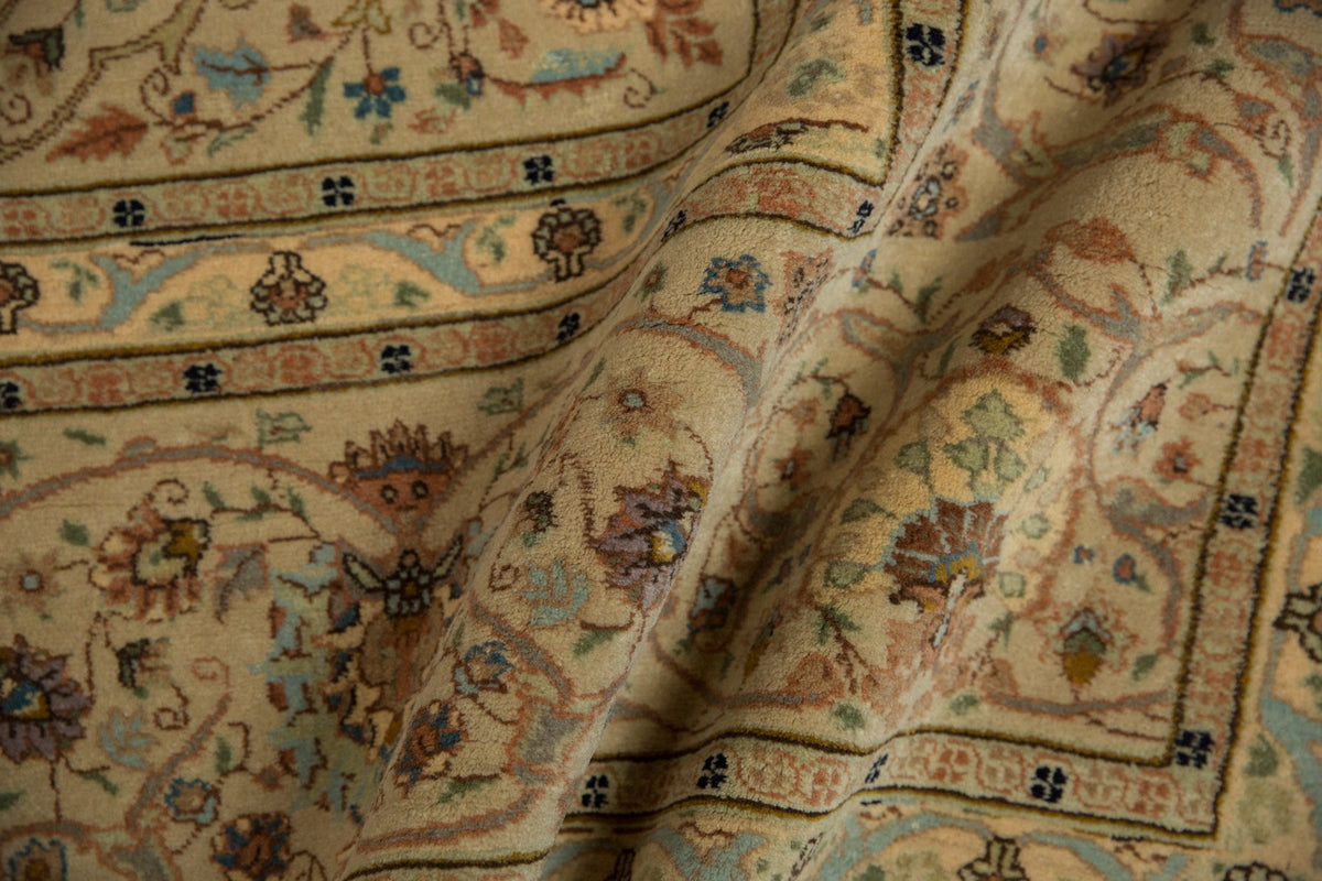 11x14 Vintage Tabriz Carpet