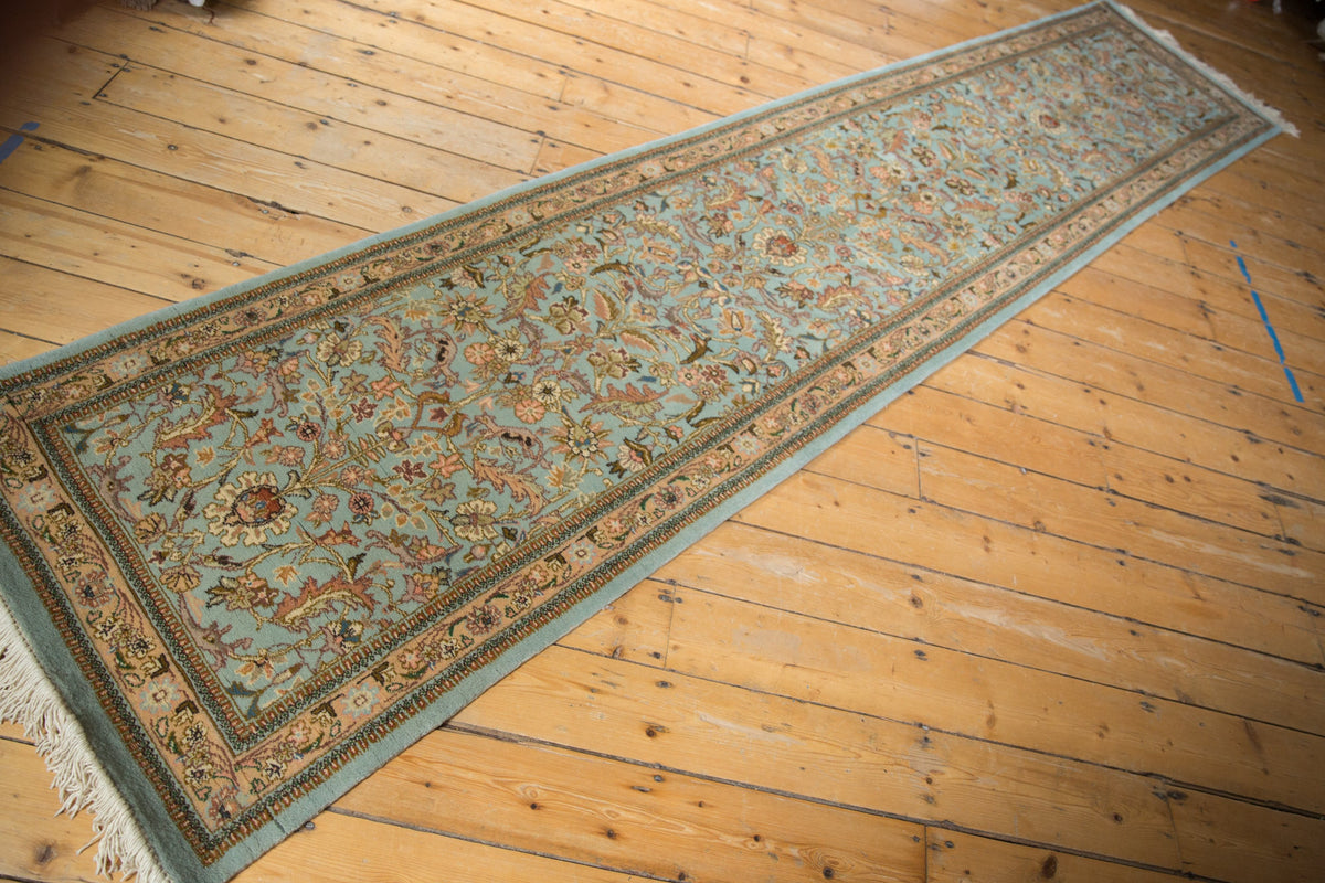 2.5x12.5 Vintage Tabriz Rug Runner